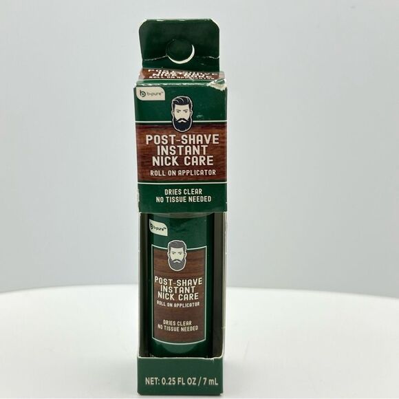 🦋$3 ~ B-Pure ~ Post Shave Instant Knick Care ~ Roll On ~ Dries Clear ~ NEW - Picture 1 of 6